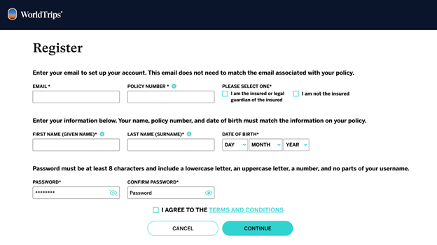 member-portal-registration-page